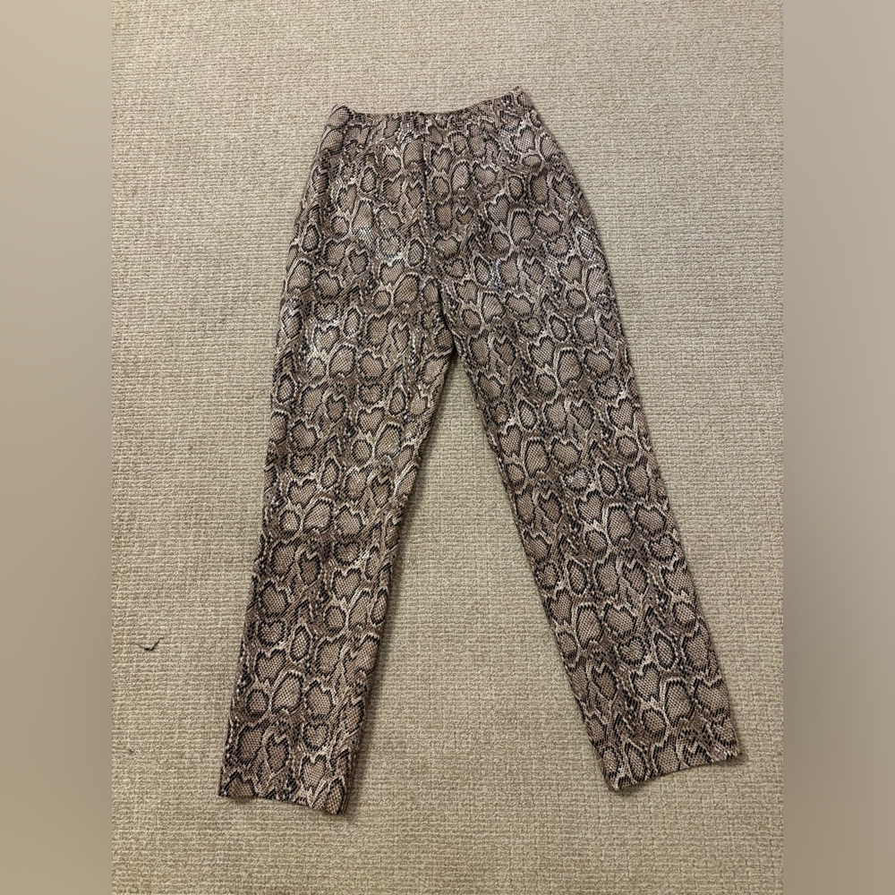 Snake Print Pants